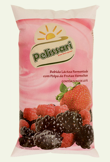 Pelissari - Bebida Láctea Frutas Vermelhas